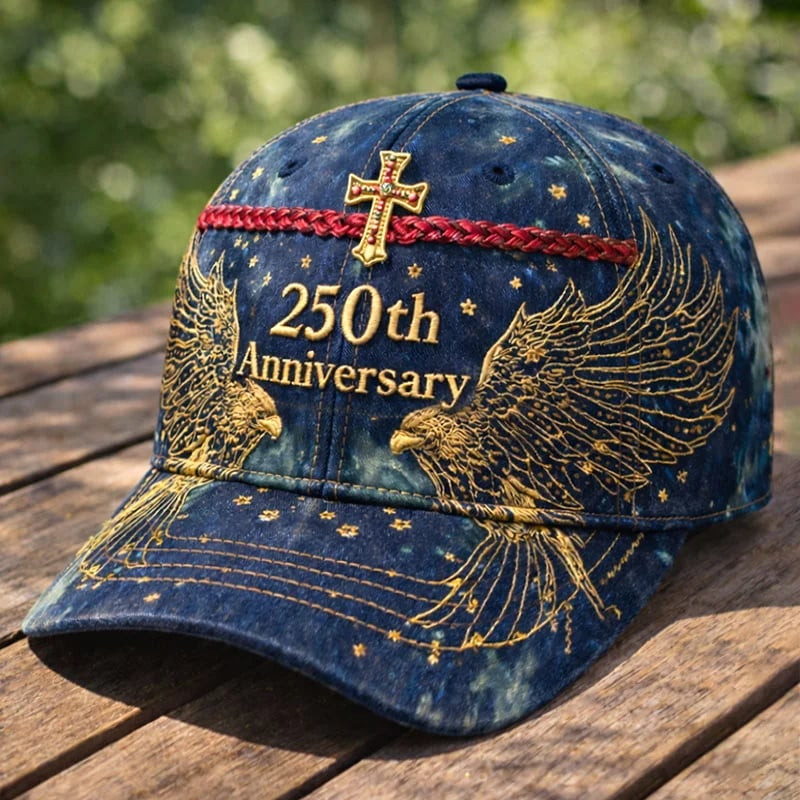 Eagle America 250Th Anniversary Hat Embroidered USA Patriotic 1776 2026 Merch Gifts For Wife