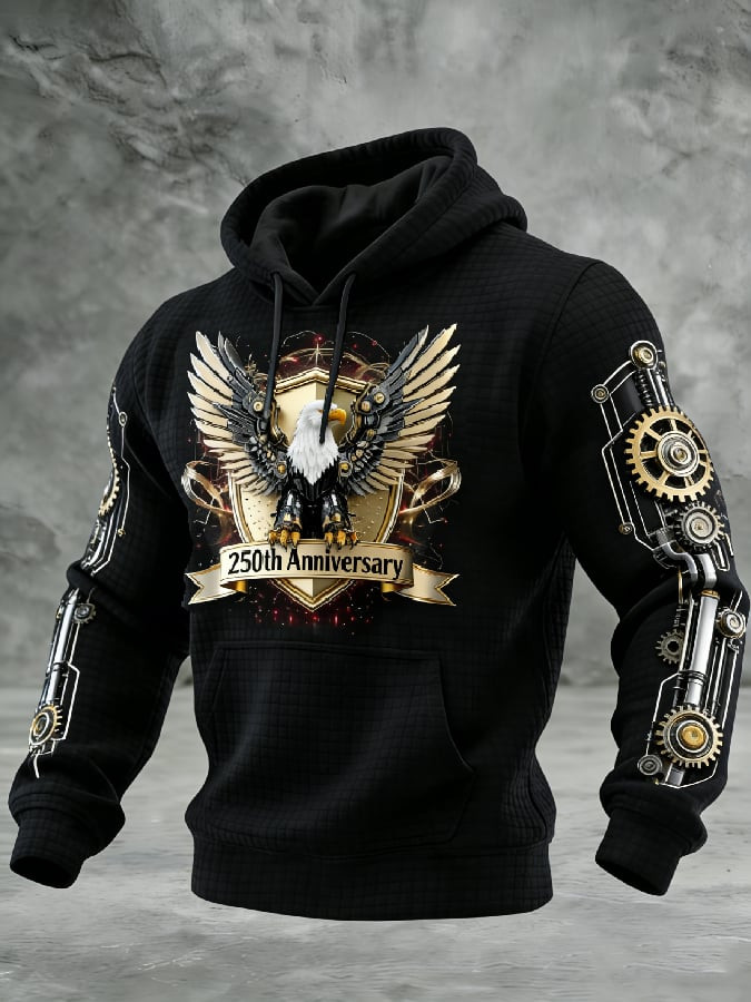 Eagle America 250th Anniversary Hoodie Steampunk Gear Men Fourth Of July Clothes Gifts Eagle America 250th Anniversary Hoodie Steampunk Gear Men Fourth Of July Clothes Gifts