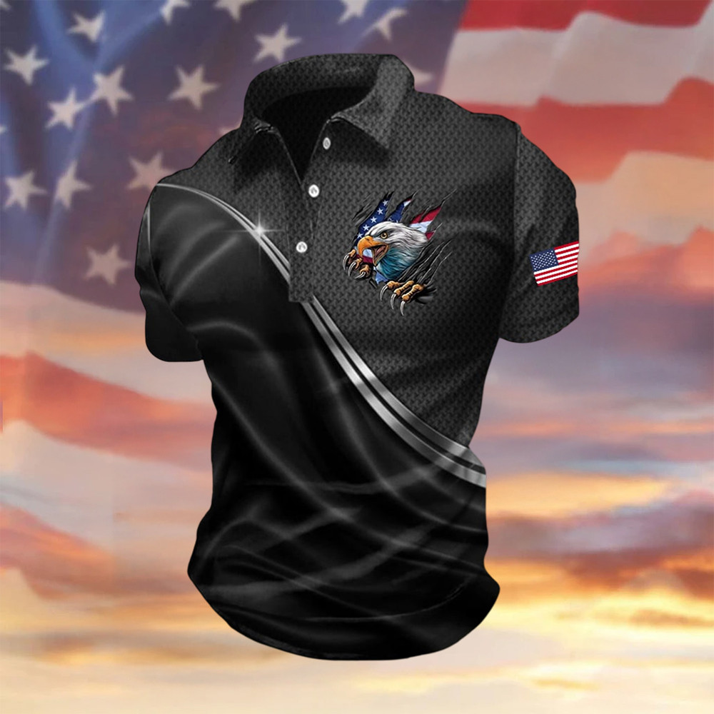 Eagle America 250th Anniversary Polo Shirt 1776 2026 Clothes Gift For Him