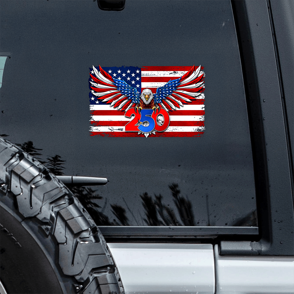 Eagle America 250th Anniversary United States Semiquincentenni Car Stickers