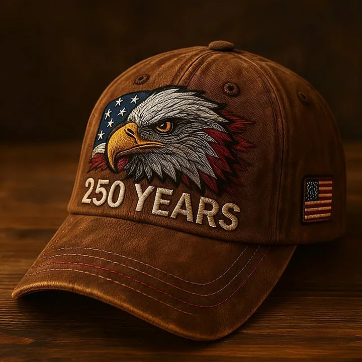 Eagle America Celebrates 250Th Anniversary 1776 2026 Hat 250 Years Of Freedom Cap