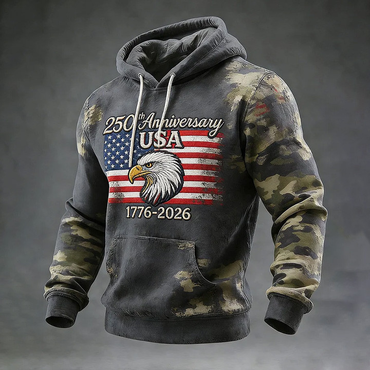 Eagle America Celebrates 250Th Anniversary 1776 2026 Hoodie 250 Years Birthday Clothing Line