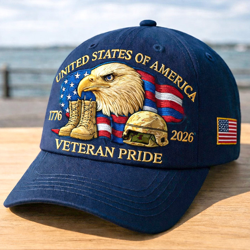 Eagle America Celebrates 250Th Anniversary Hat 1776 2026 Baseball Cap 4Th Of July Gifts