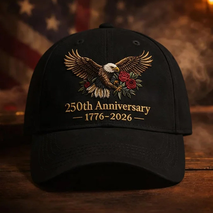 Eagle America Celebrates 250Th Anniversary Hat 250 Years Of Freedom Baseball Cap