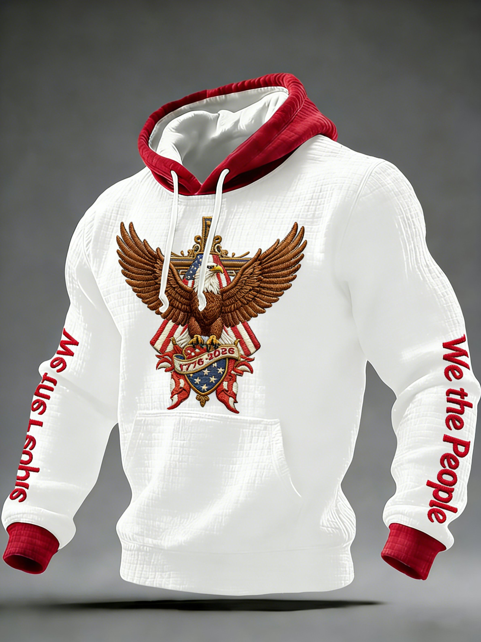 Eagle America Celebrates 250Th Anniversary Hoodie 1776 2026 Merch We The People Hoodie Men's