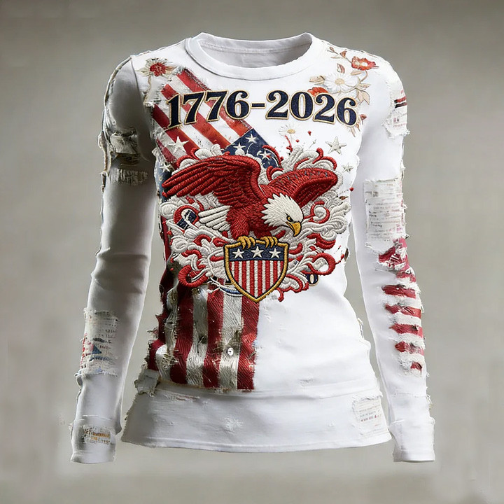 Eagle America Celebrates 250Th Anniversary Long Sleeve Shirt 250 Years Of Freedom Clothing