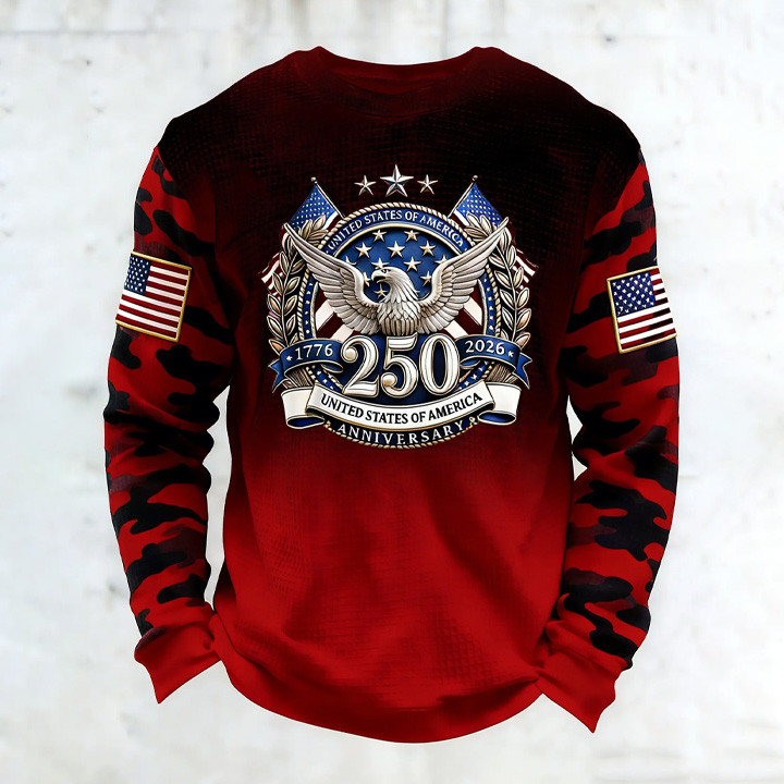 Eagle America Celebrates 250Th Anniversary Long Sleeve Shirt 250 Years Strong Merch