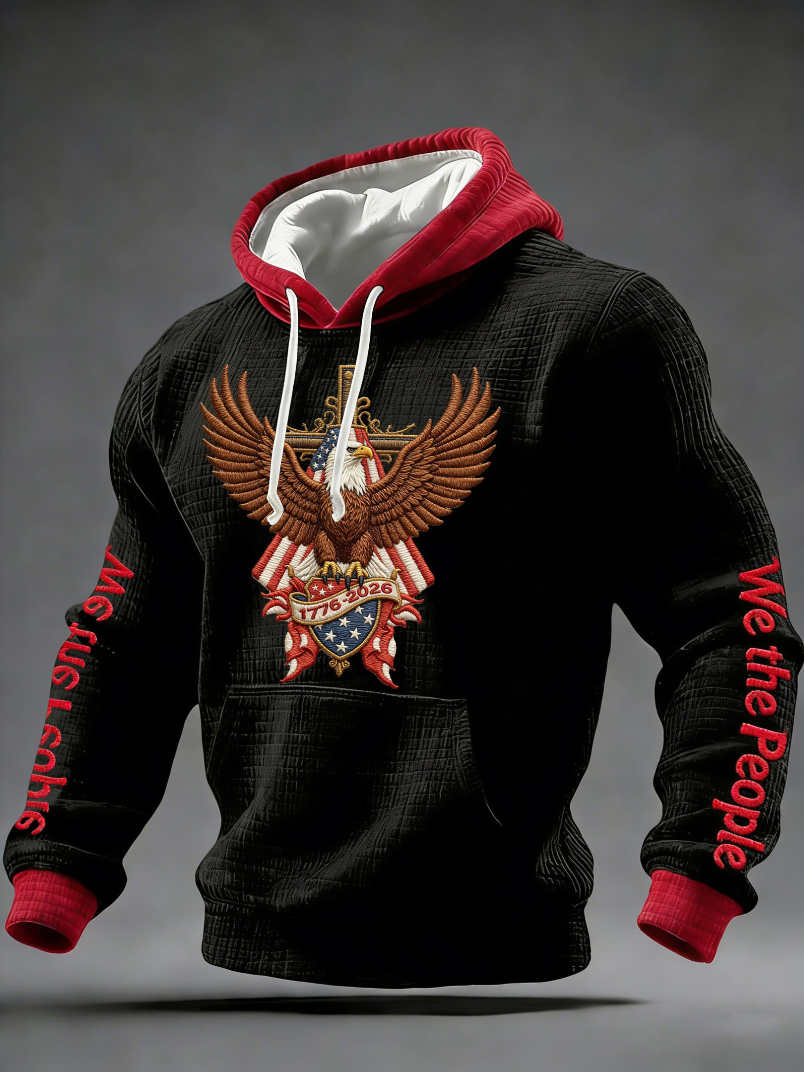 Eagle America Celebrates 250Th Anniversary We The People Hoodie 1776 2026 Merch Patriot Apparel