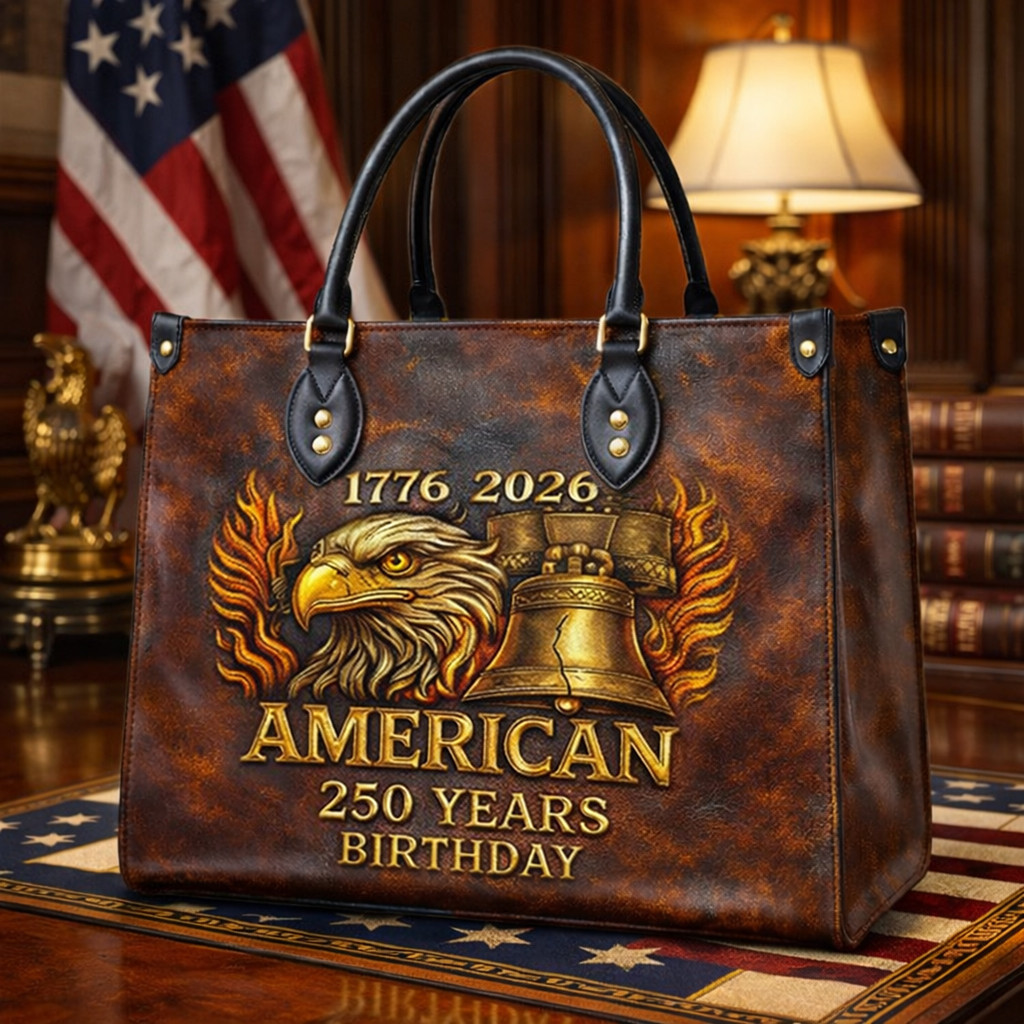 Eagle American 250 Years Birthday Handbag America's Birthday Handbag Patriotic Gift Ideas