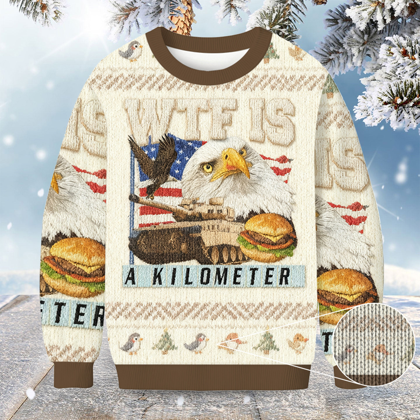 Eagle American Christmas Ugly Sweater Animal Clothing Christmas Gifts For Eagle Lovers