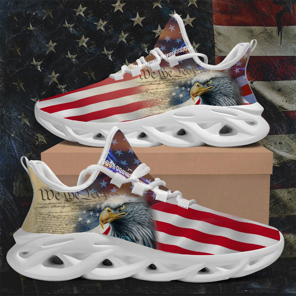 Eagle American Flag Sneakers We The People Patriotic Shoes Gifts For Gun Lovers Eagle American Flag Sneakers We The People Patriotic Shoes Gifts For Gun Lovers