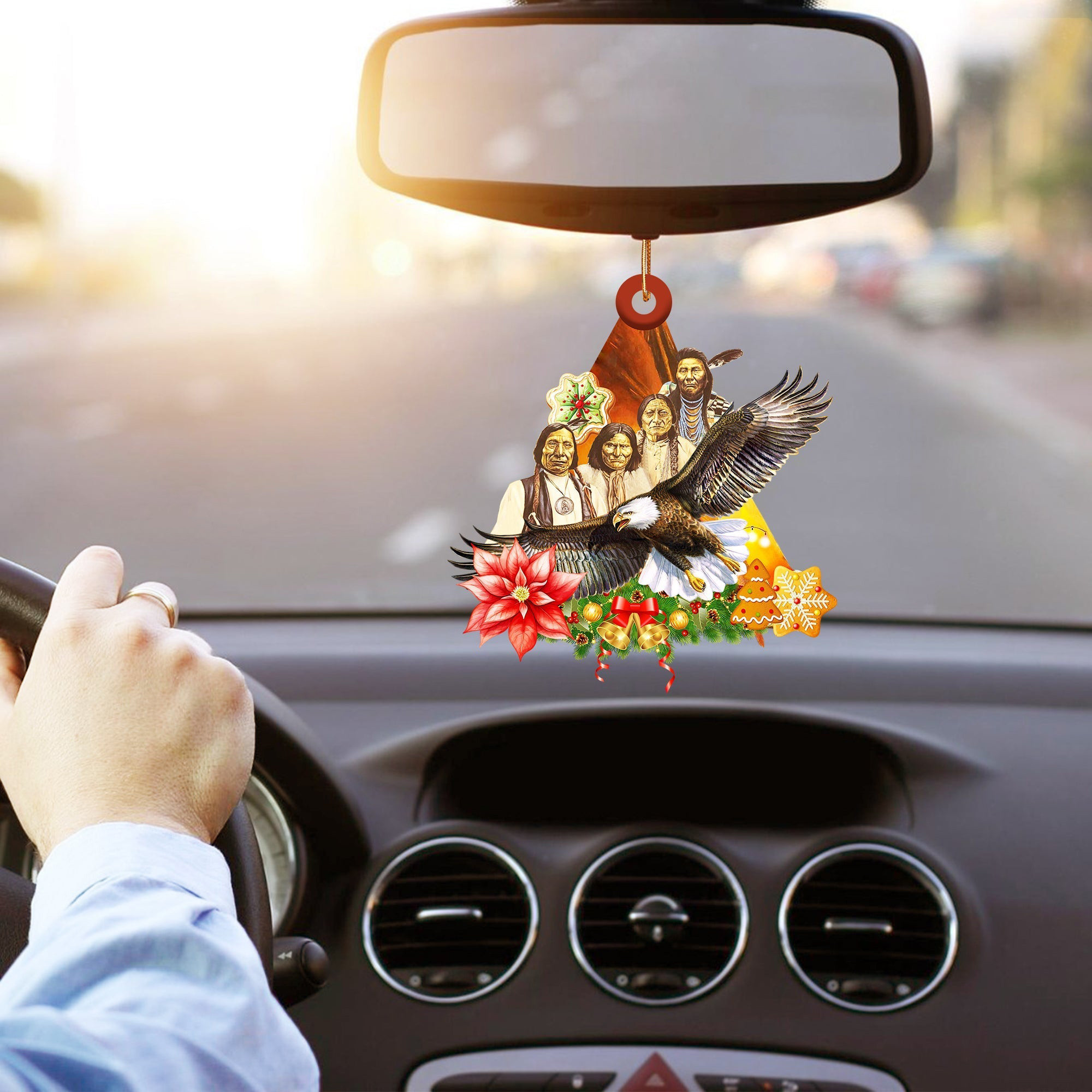 Eagle American Native Christmas Car Ornament American Native Decor Christmas Gifts