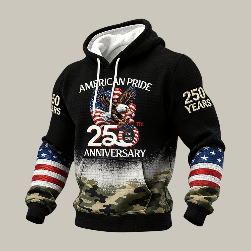 Eagle American Pride 250Th Anniversary Hoodie Independence Day 2026 Hooded Sweatshirt