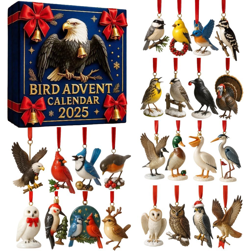 Eagle Bird Advent Calendar Animal Themed Christmas Advent Calendar Xmas Gifts For Bird Lovers