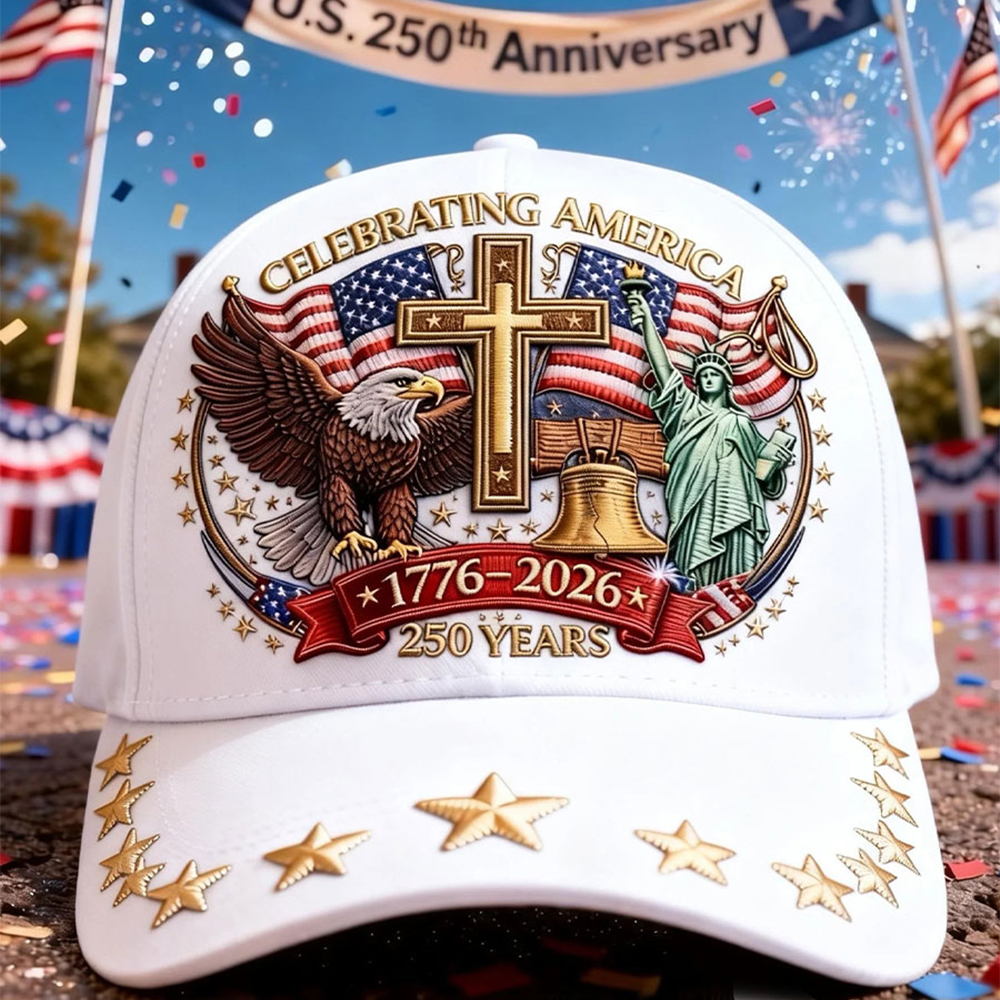 Eagle Celebrating America 250 Years 1776 2026 Hat Statue Of Liberty Cap Patriotic Gift Ideas