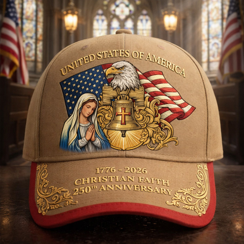 Eagle Christian Faith 250Th Anniversary 1776 2026 Hat Maria Art Baseball Cap Gift For Patriots