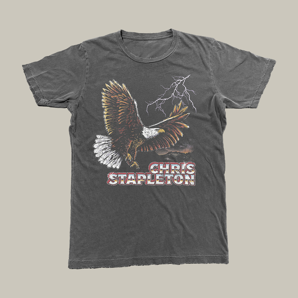 Eagle Light Chris Stapleton T-Shirt Music Concert Tee Chris Stapleton Lover Present For Him