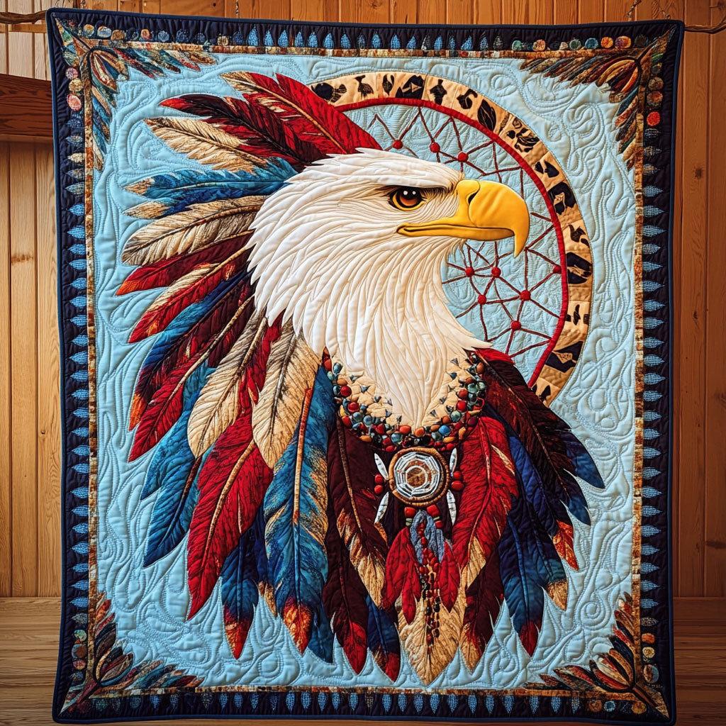Eagle Majesty Quilt Premium Quilt Blanket Gift for Cozy Winter Nights