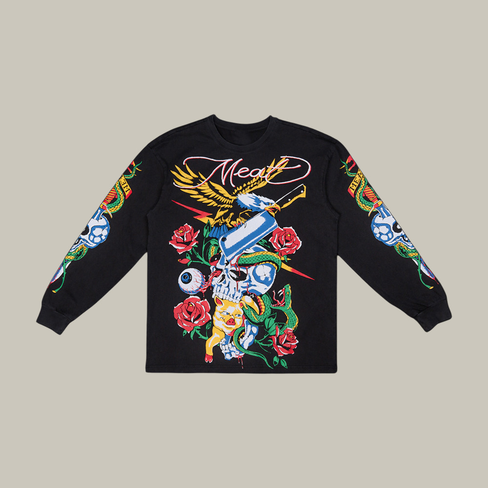 Eagle Meaty Hardy Meatcanyon Long Sleeve Shirt Youtuber Merch Gift For Meatcanyon Fans