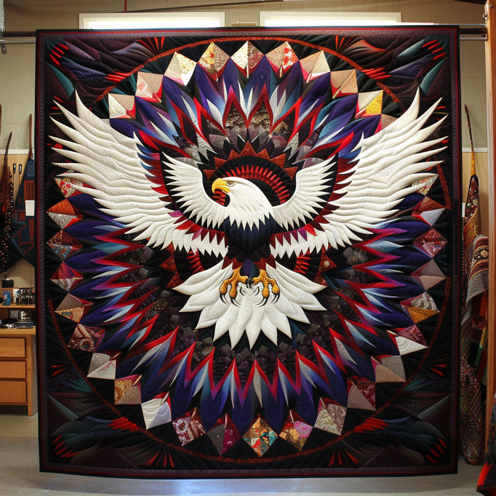 Eagle Native American Unique Holiday Christmas Quilt Blanket Native American Christmas Gift Ideas