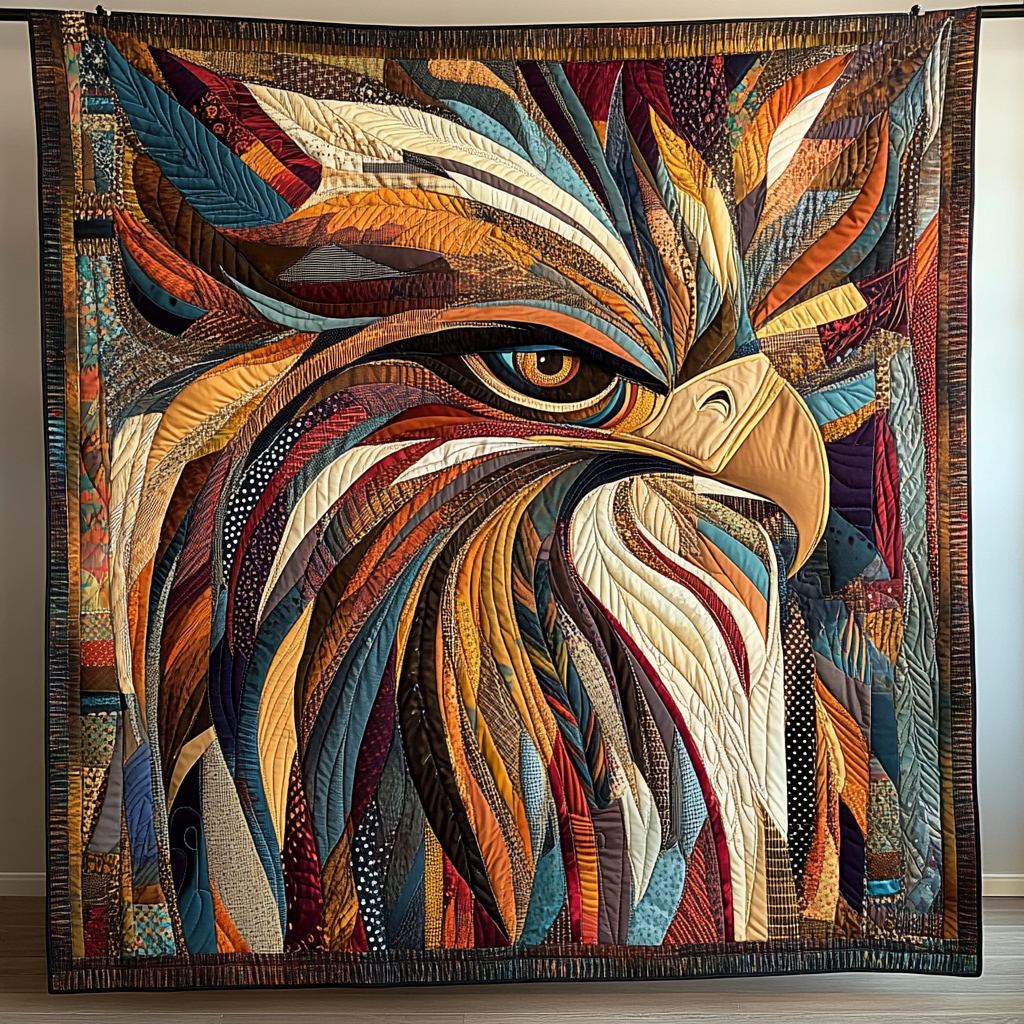 Eagle Native Quilted Blanket Gift Ideas For Bird Lovers