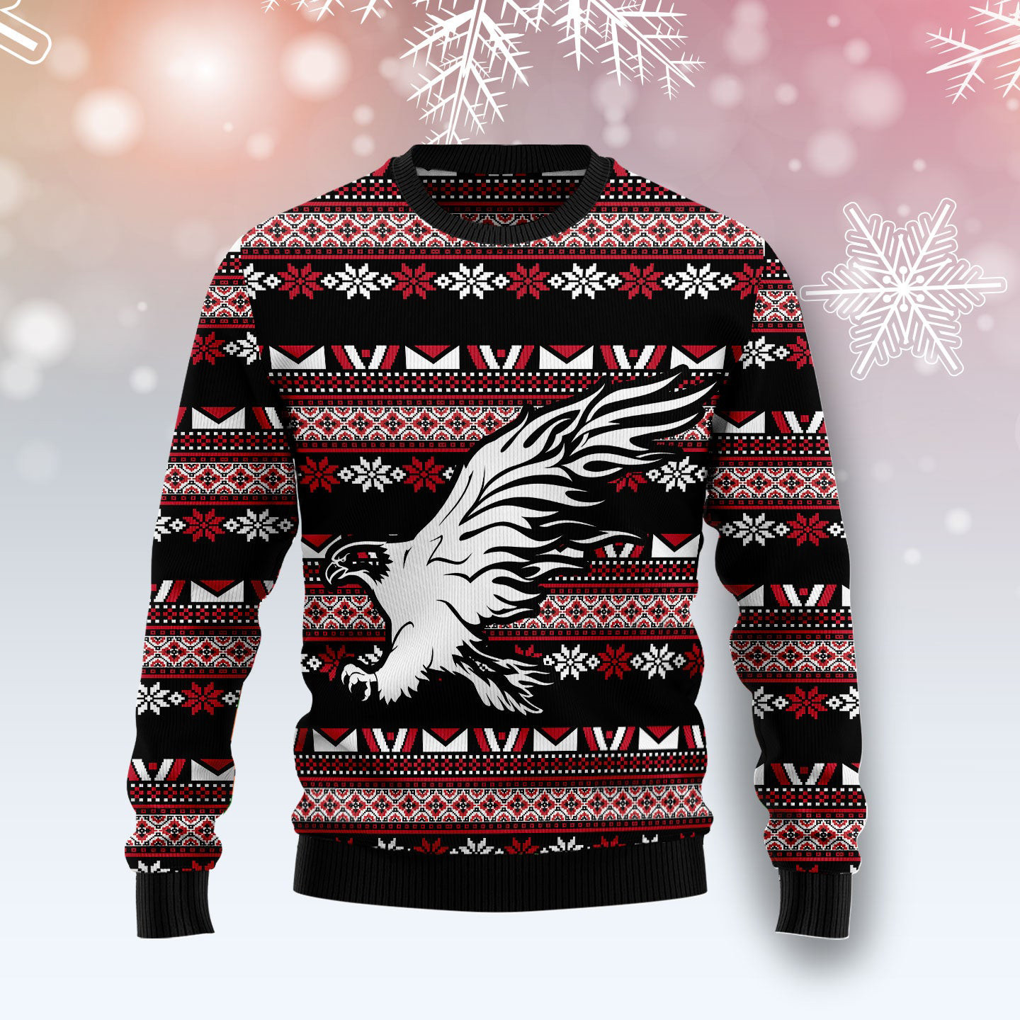 Eagle Native Ugly Christmas Sweater Indigenous Rights Apparel Christmas Gift Ideas