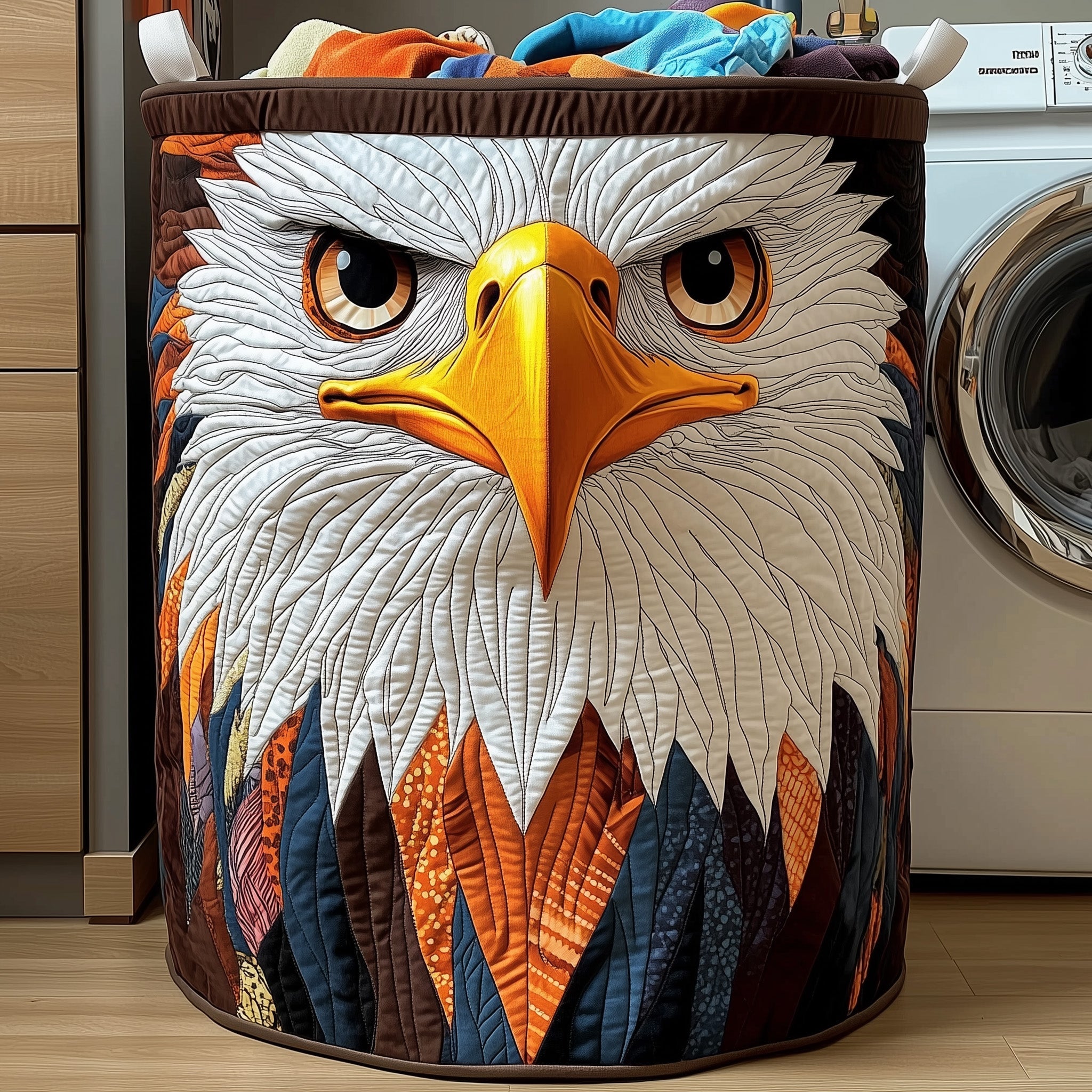 Eagle Quilted Laundry Basket Gftoma4599 New Year Merch Gift