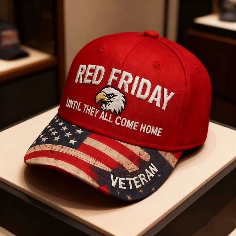 Eagle Red Friday Veteran Hat Until They All Come Home Baseball Cap Veteran Gifts For Him