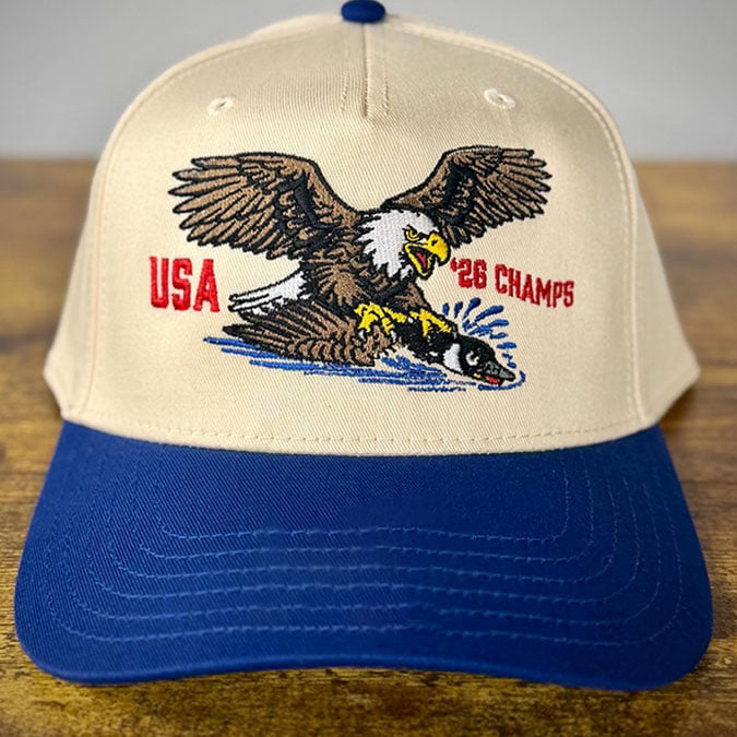 Eagle Retro USA Ice Hockey Champs Hat USA Hockey Team Merch Best Gift For Fans