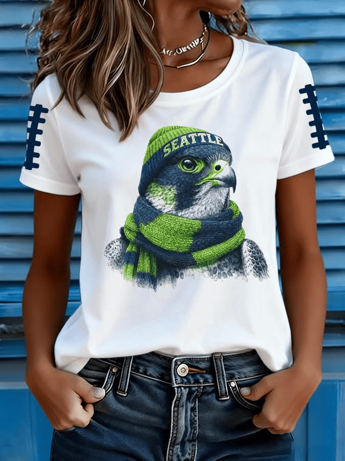 Eagle Seattle Football Shirt Seahawks Merch SS Victory T-Shirt Game Day Gifts For Sister