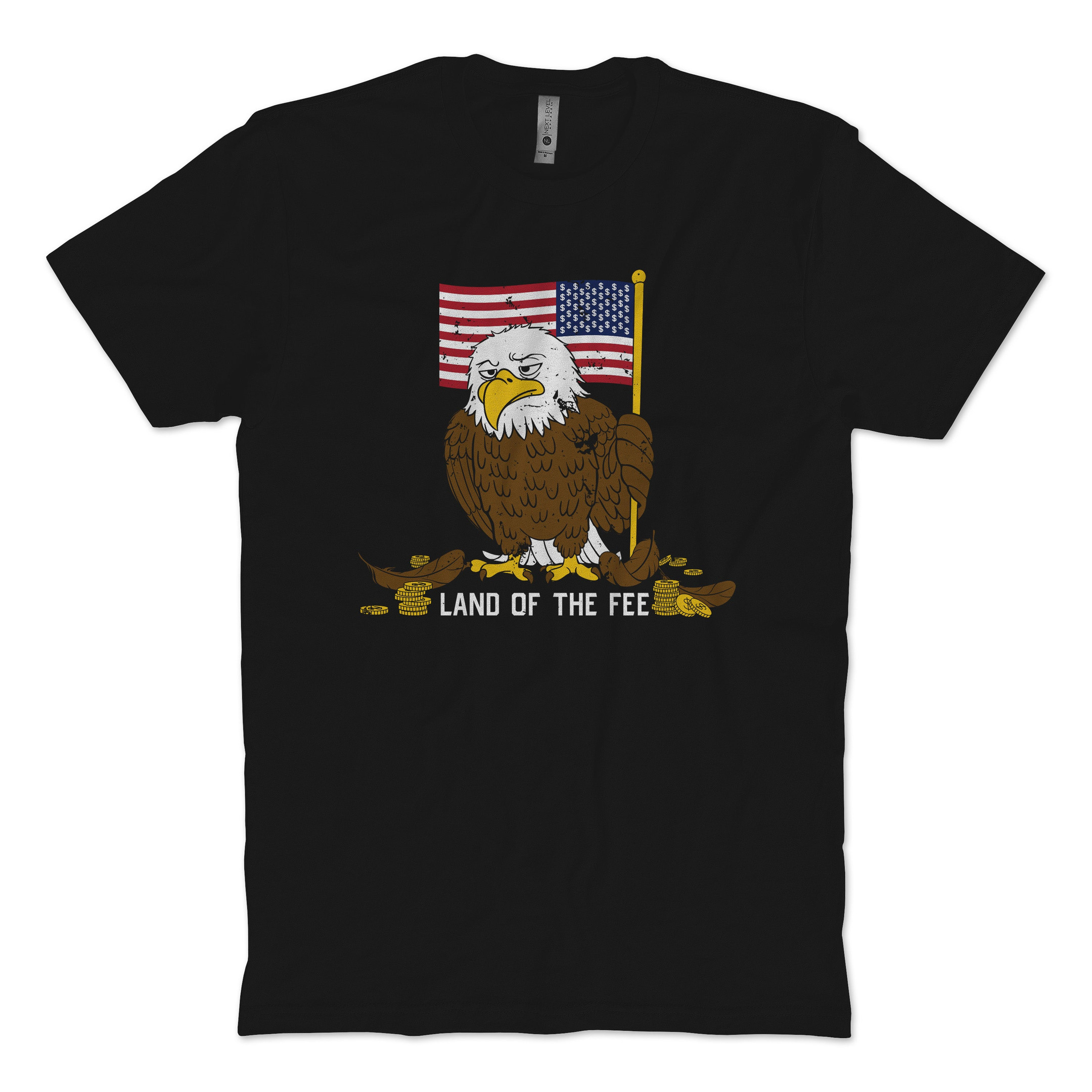 Eagle Smile Merch T-Shirt Land Of The Fee Funny Tee Gifts For Humor Lovers