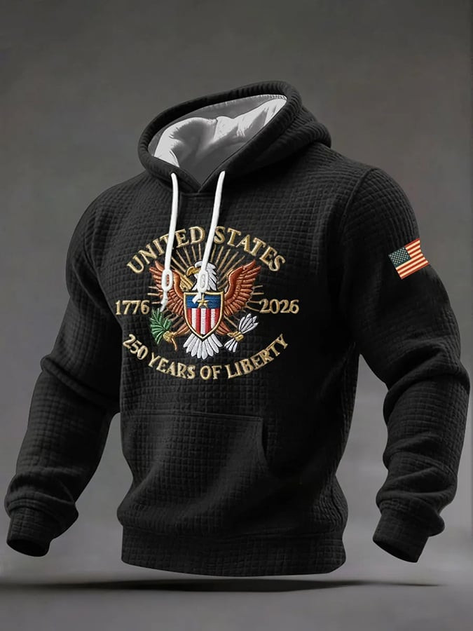 Eagle United States 250 Years Of Liberty Hoodie 250th Anniversary 1776 2026 Merch Him Gifts