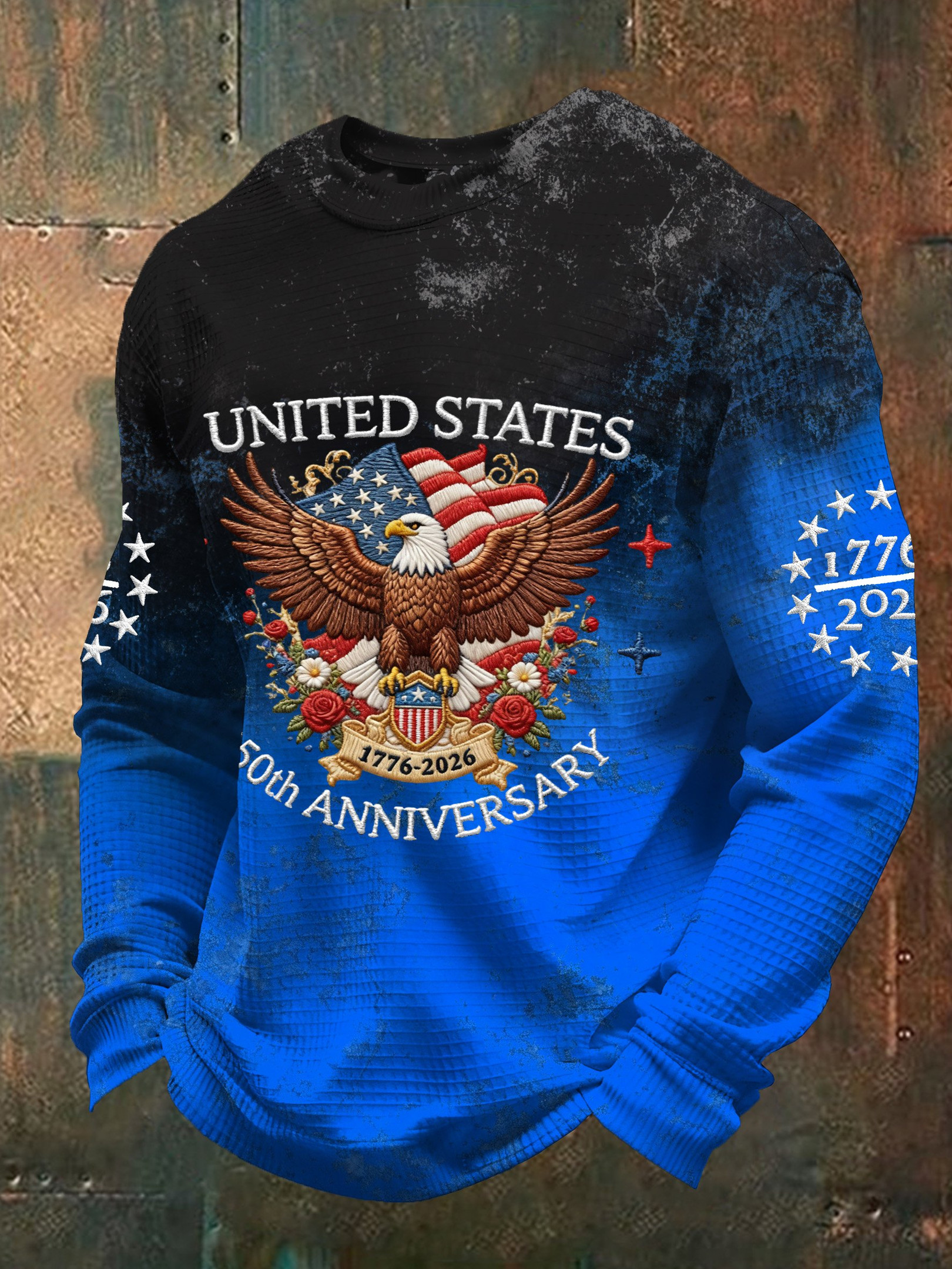 Eagle United States 250th Anniversary Long Sleeve Shirt 1776 2026 Men Fourth Of July Clothing Eagle United States 250th Anniversary Long Sleeve Shirt 1776 2026 Men Fourth Of July Clothing