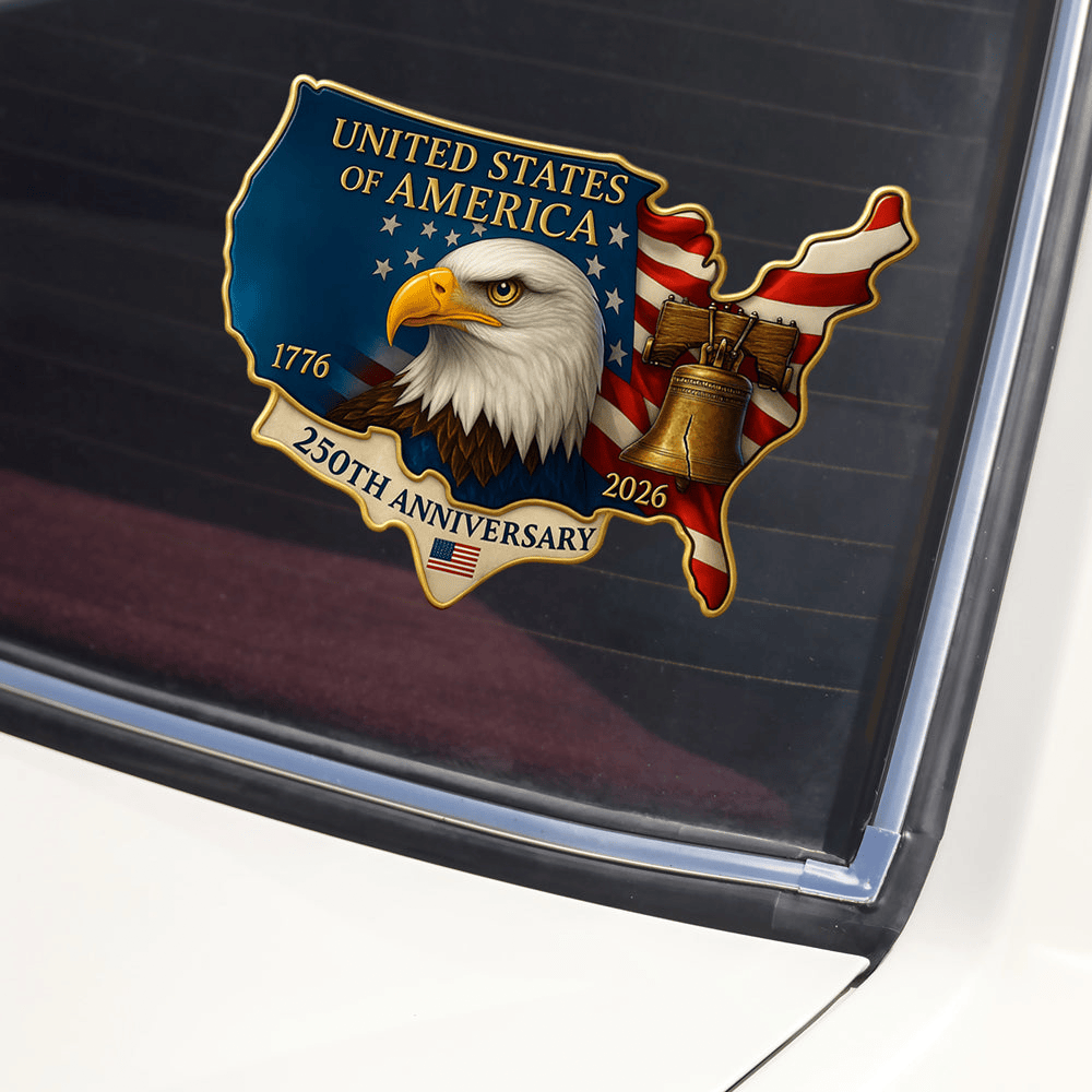 Eagle United States 250th Anniversary Patriotic Car Window Stickers Patriotic Decorations