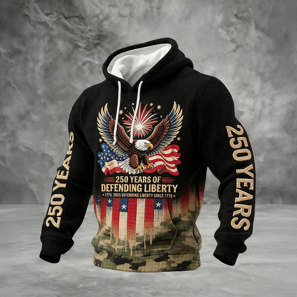 Eagle US 250 Years Of Defending Liberty Hoodie 250 Years Of Freedom Clothing