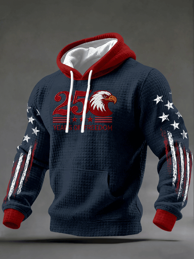 Eagle US 250 Years Of Freedom Hoodie American Flag Clothing Great Gifts For Husband
