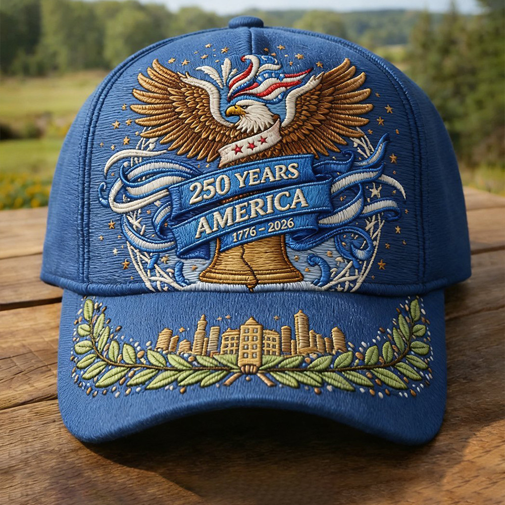 Eagle US 250 Yeras Of Freedom Hat Liberty Bell Independence Day 2026 Baseball Cap
