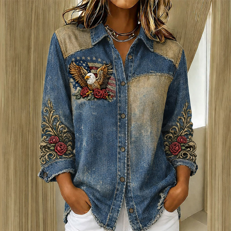 Eagle US 250Th Anniversary 1776 2026 Button Up Long Sleeve Shirt America's 250 Birthday Merch