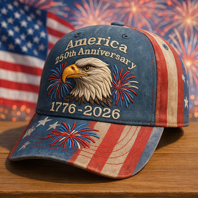 Eagle US 250Th Anniversary 1776 2026 Hat Independence Day 2026 Cap Patriotic Gift Ideas