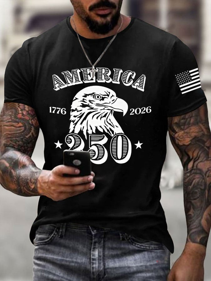 Eagle US 250th Anniversary 1776 2026 Hat Patriotic Clothes Gift Ideas For Boyfriend