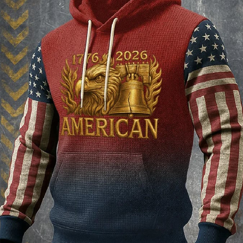 Eagle US 250Th Anniversary 1776 2026 Hoodie Independence Day Apparel Gifts For Dad