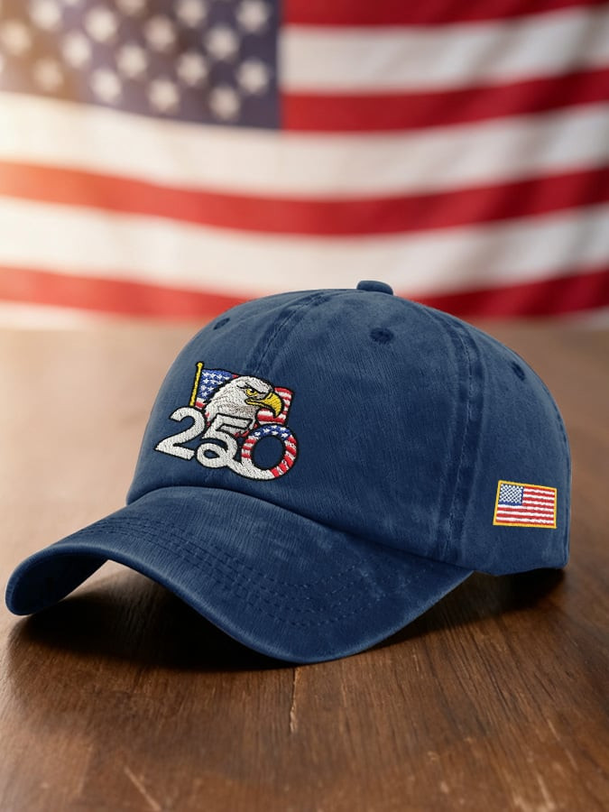 Eagle US 250Th Anniversary Hat 1776 2026 American Flag Patriotic Baseball Cap Gift Ideas