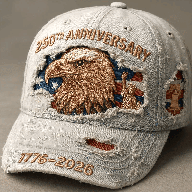 Eagle US 250Th Anniversary Hat 1776 2026 Baseball Cap Freedom Gift Ideas For Him