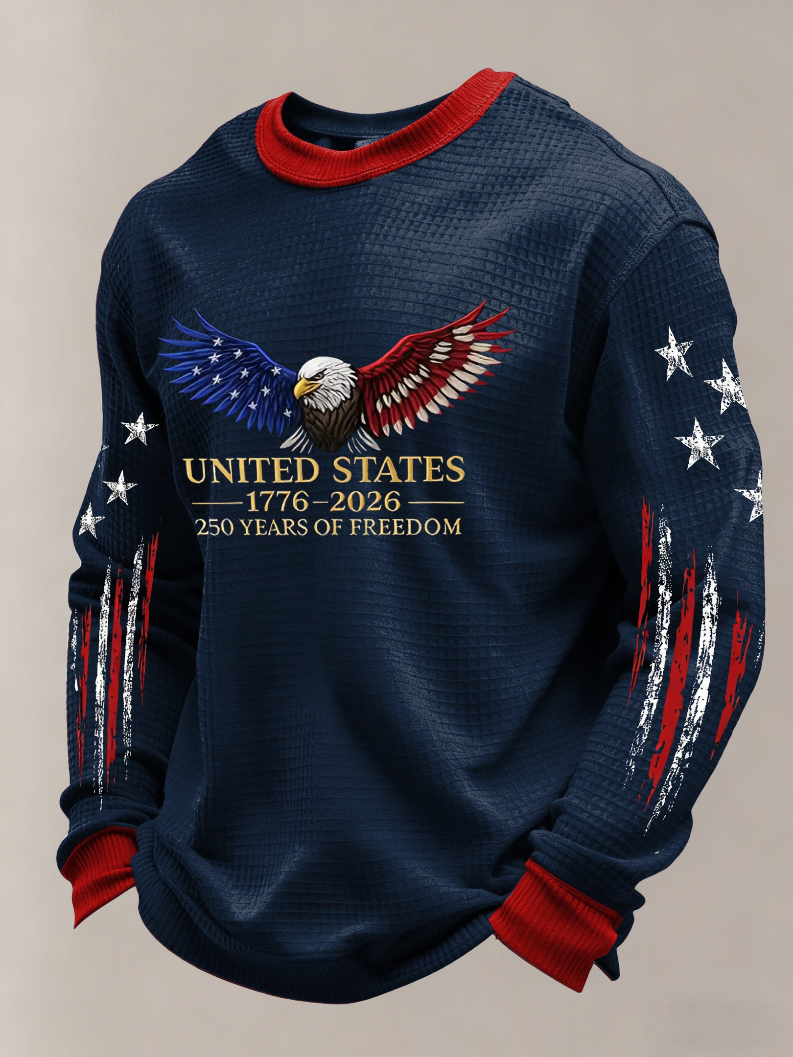 Eagle US 250th Anniversary Long Sleeve Shirt Independence Day Clothing Patriot Gift Ideas