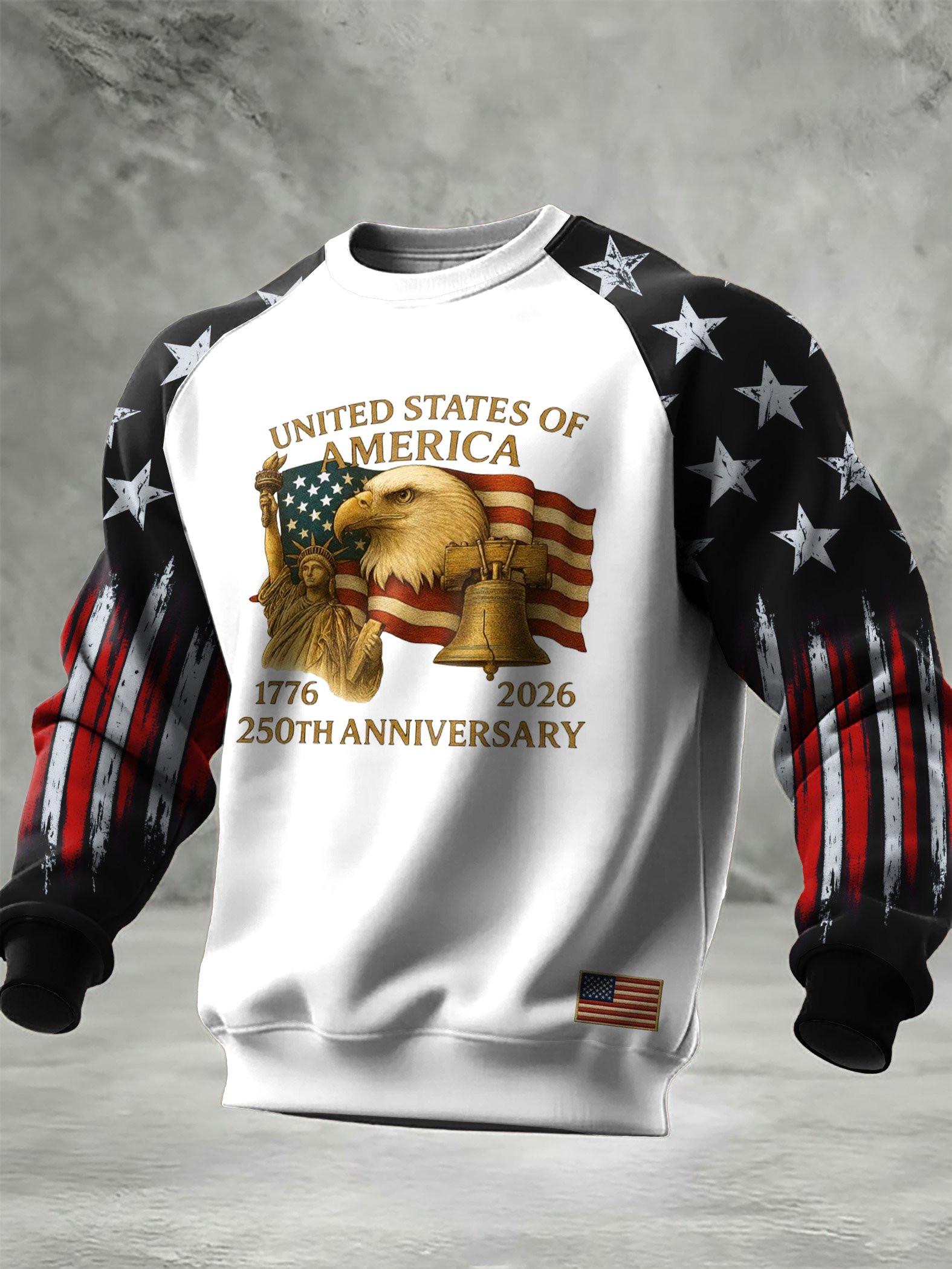 Eagle US 250th Anniversary Sweatshirt 1776 2026 America Sweatshirt Gifts For Patriotic Men