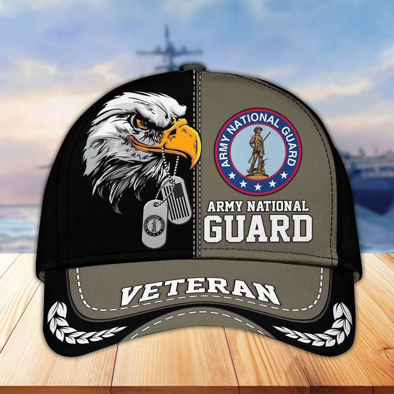Eagle US Army National Guard Veteran Hat Military Hat Gift For Patriots