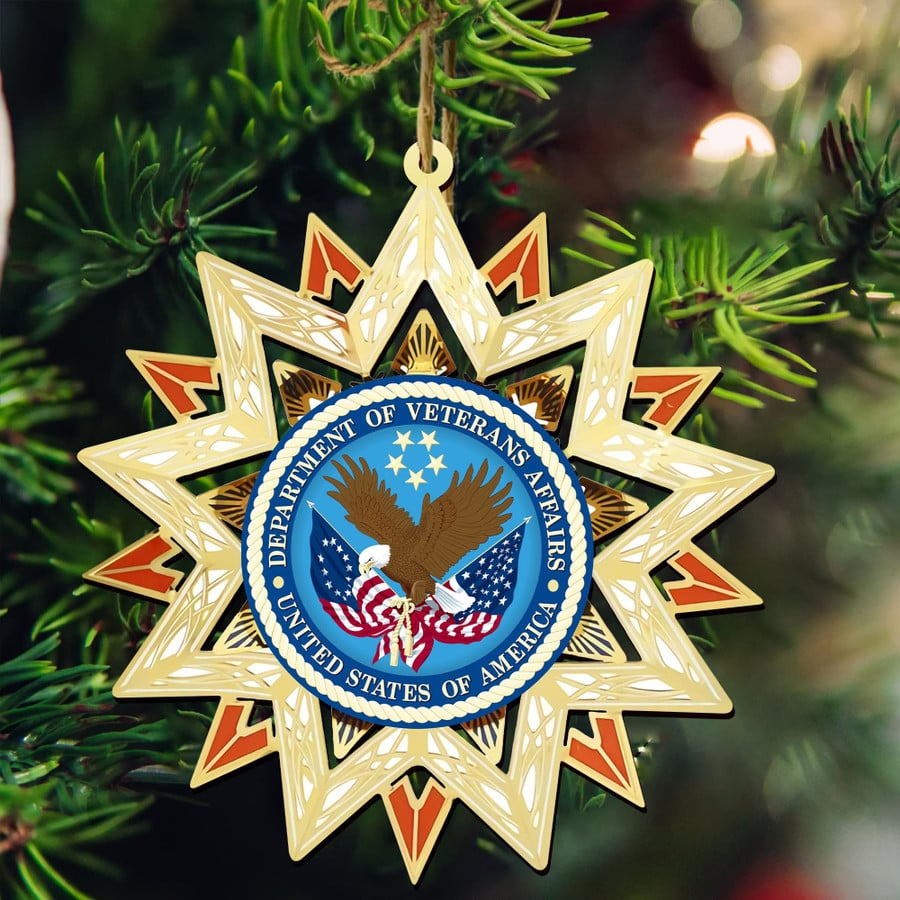 Eagle US Department Of Veterans Affairs Christmas Ornament Christmas Decor Veteran Xmas Gifts