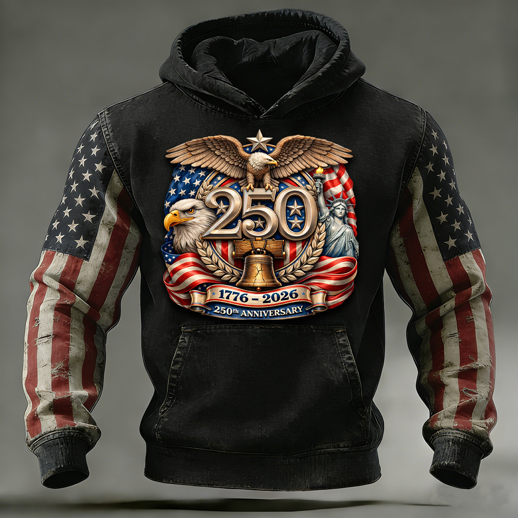 Eagle USA 250 Years 1776 2026 Hoodie America Celebrates 250Th Anniversary Apparel
