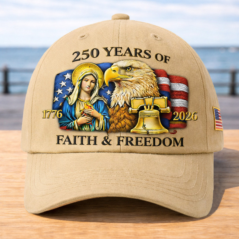 Eagle USA 250 Years Of Faith & Freedom 1776 2026 Hat Statue Of Liberty Semiquincentennial Merch