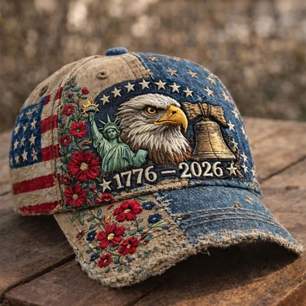 Eagle USA 250 Years Of Freedom 1776 2026 Hat Liberty Bell Hat Cool Gift Ideas